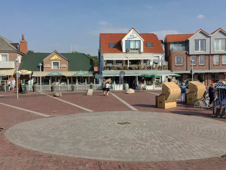 Bensersiel Hafen Radtouren und Radwege komoot
