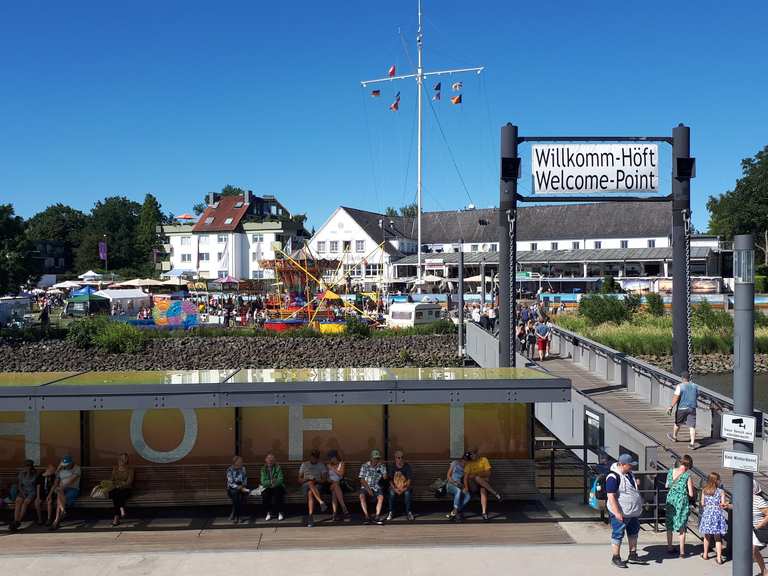 Schiffsbegrüßungsanlage WillkommHöft Wanderungen und Rundwege komoot