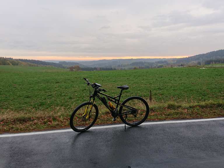 Entlang der Bahntrasse Freudenberg Olpe (ab Bhf