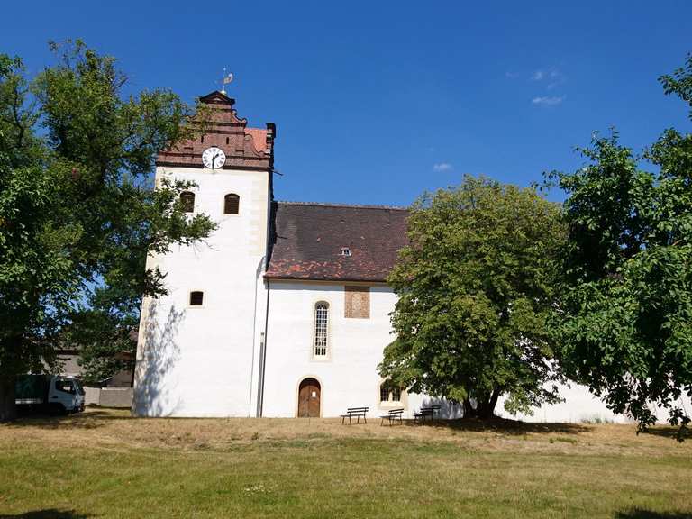 Evangelische Kirche Löbnitz MountainbikeTouren und Trails komoot