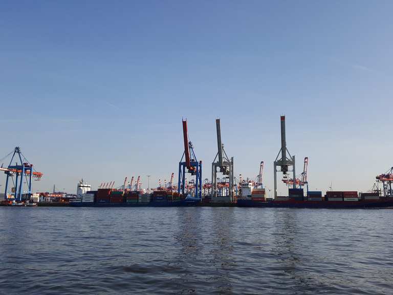 Finkenwerder HVV Fähre 62 Hamburg, Deutschland