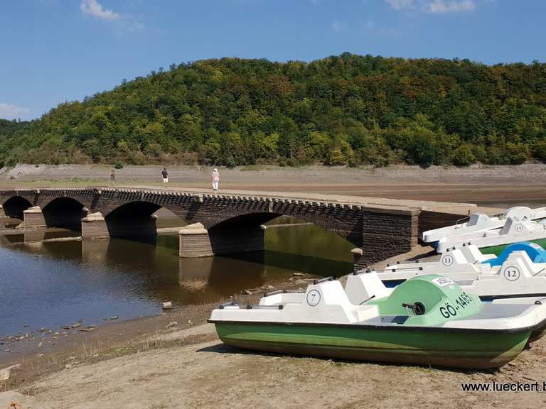 Versunkene Brücke bei AselSüd Vöhl, WaldeckFrankenberg