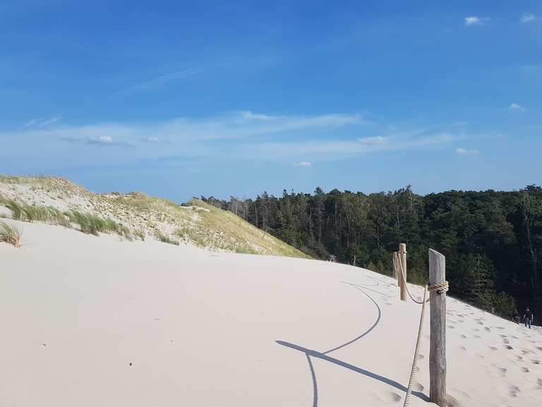 Europas größte Wanderdüne Radtouren und Radwege komoot