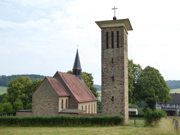 Hl. Kreuzkirche Seibelsdorf Wanderungen und Rundwege komoot