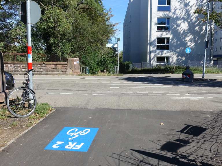 Radweg FR2 Freiburg BadenWürttemberg, Deutschland