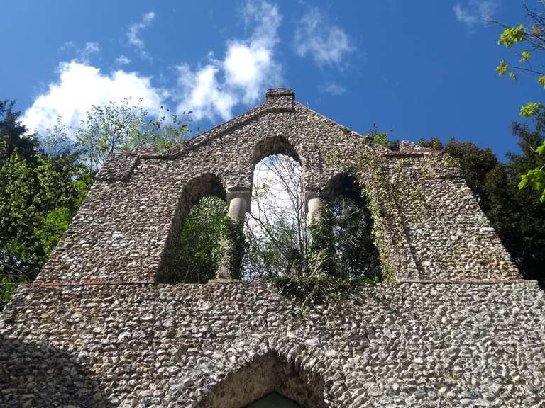 Hellfire Caves Dashwood Mausoleum Loop from West run Komoot