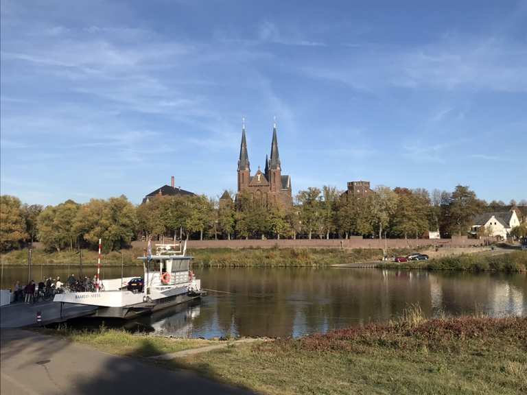 Maas mal als Idyl Kessel an der Maas Loop from Tegelen road ride