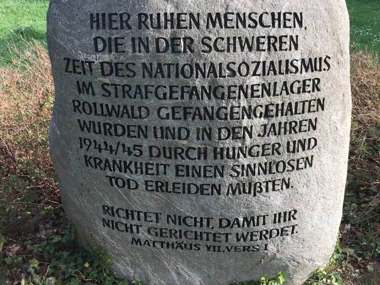 Gedenkstätte Lager Rollwald Wanderungen und Rundwege komoot