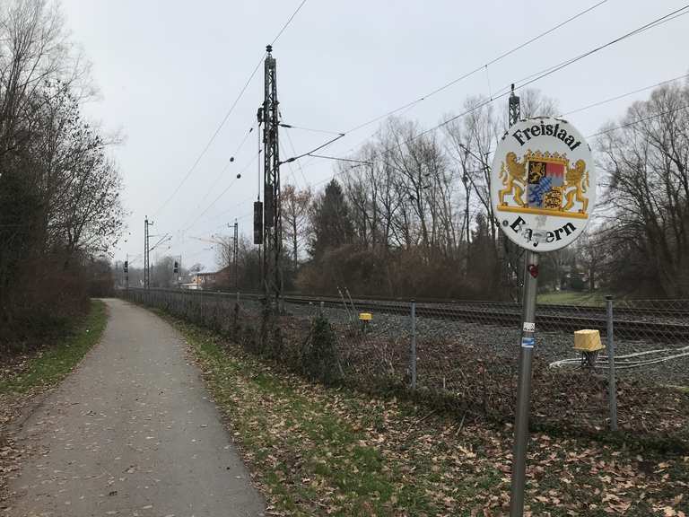 DeutschÖsterreichische Grenze bei Unterhochsteg Radtouren und Radwege komoot