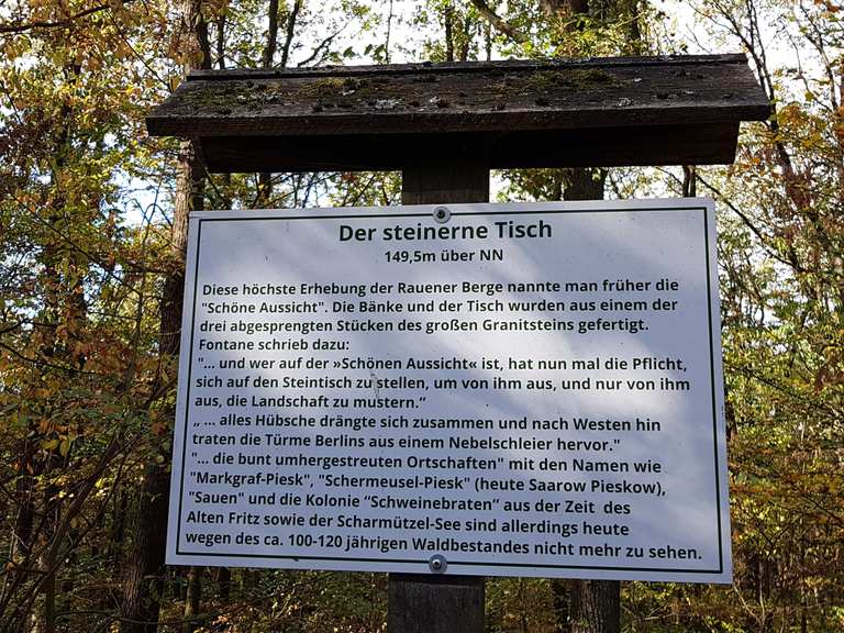 Steintisch - Rauen, Seenland Oder-Spree | Wandertipps & Fotos | Komoot