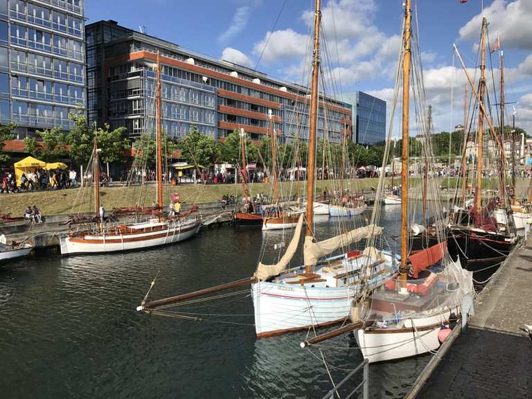 Kiel Germaniahafen und Hörnbrücke Cycle Routes and Map Komoot