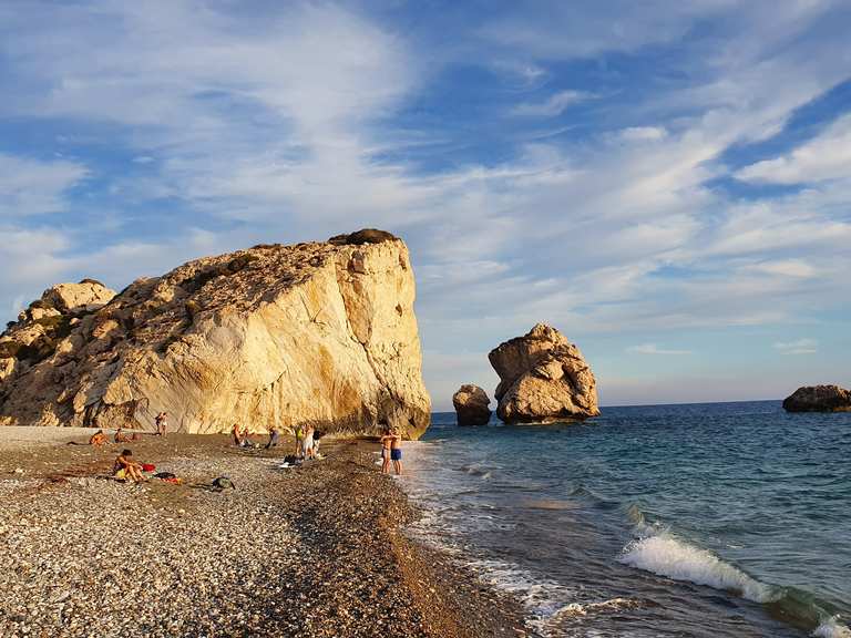 Aphrodite Felsen Wanderungen und Rundwege komoot