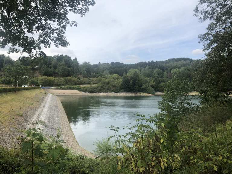 Biggesee Blick auf Biggedamm Runde von Kraghammer