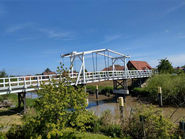 Hogendiekbrücke Steinkirchen Niedersachsen, Deutschland