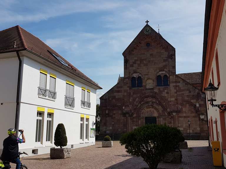 Schwarzach, Münster Rheinmünster, Rastatt Radtouren