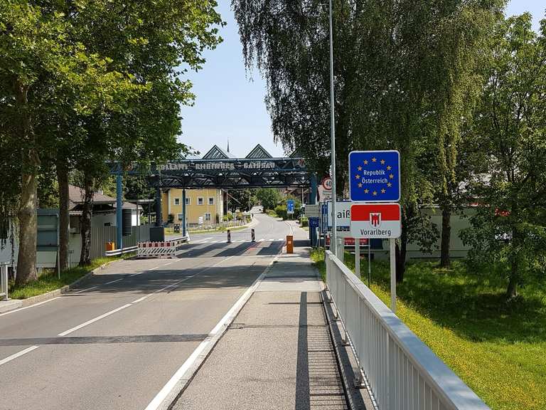 Grenzübergang Radtouren und Radwege komoot