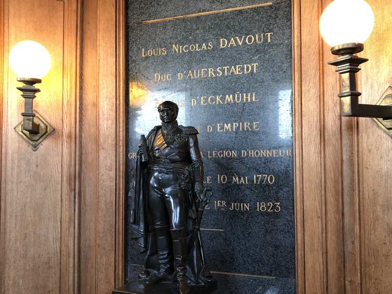 Louis Nicolas Davout sculpture in the Phare d' Eckmuhl, lighthouse