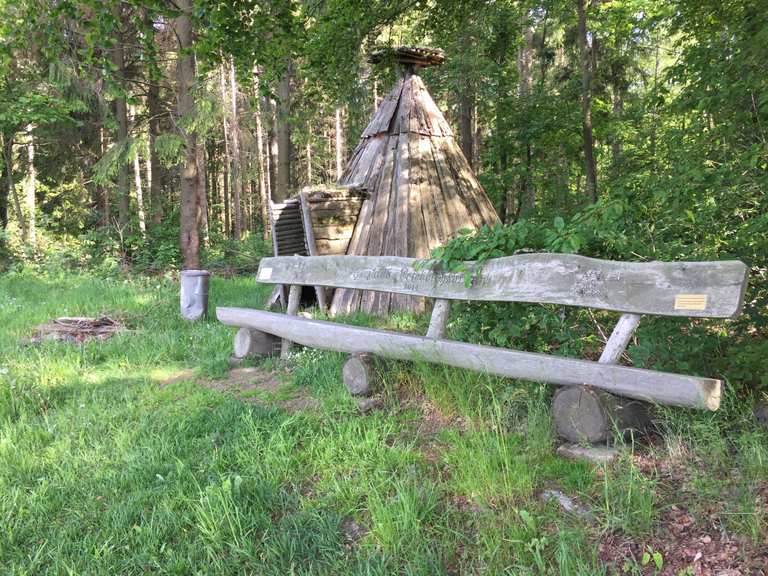Laubtalblick (HWN 191) Blick auf Friedrichsbrunn Runde von