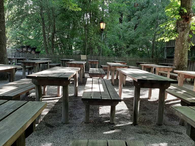 Biergarten Mühlenpark Garching bei München, München