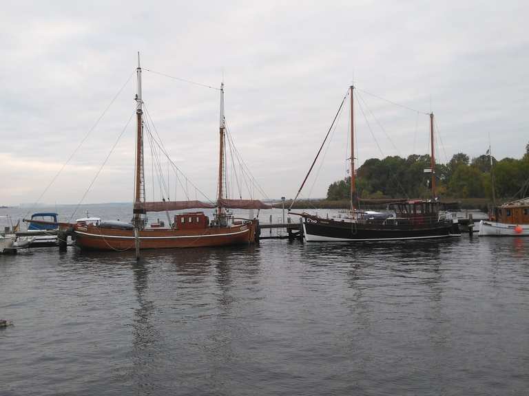 Hafen von Insel Poel Poeler Radweg Runde von Kirchdorf Fahrradtour