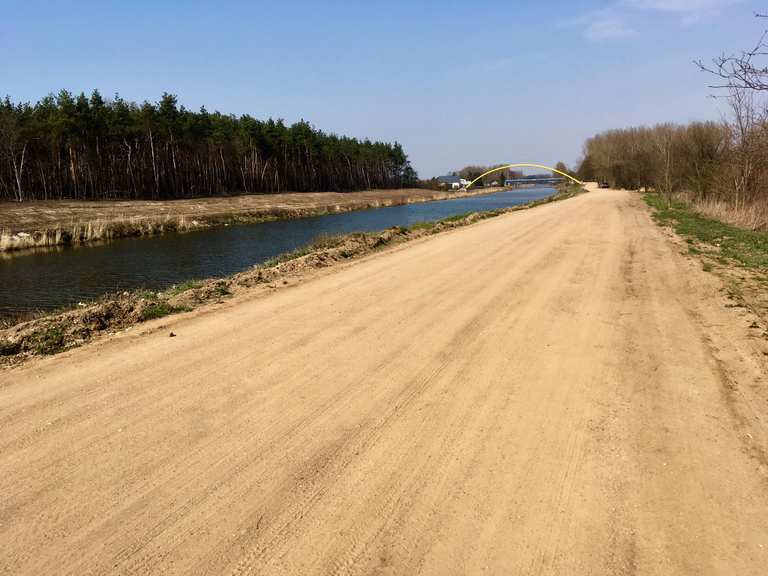 Kanał Żerański Park Młociński Runde von Legionowo Fahrradtour Komoot