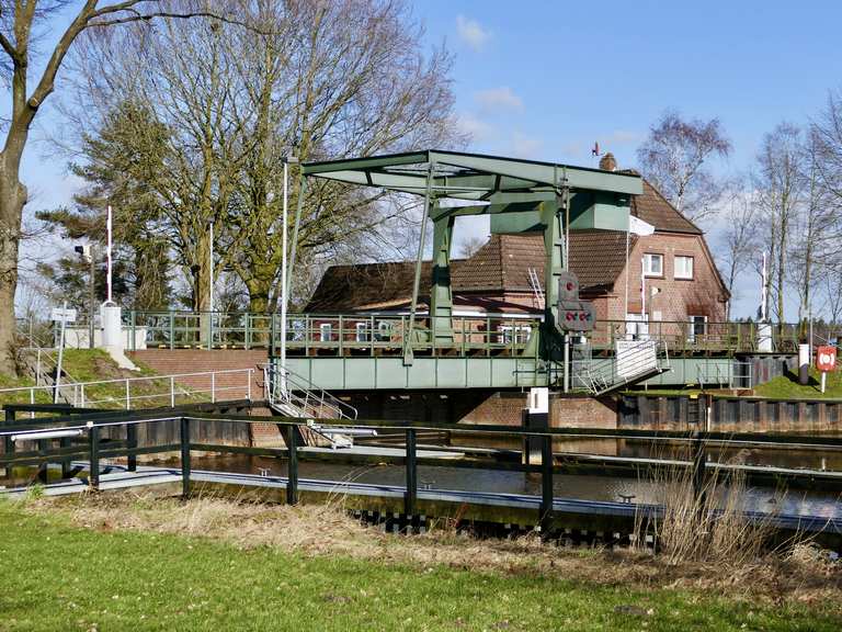 Klappbrücke Schleuse Gieselau-Kanal : Radtouren und Radwege | komoot