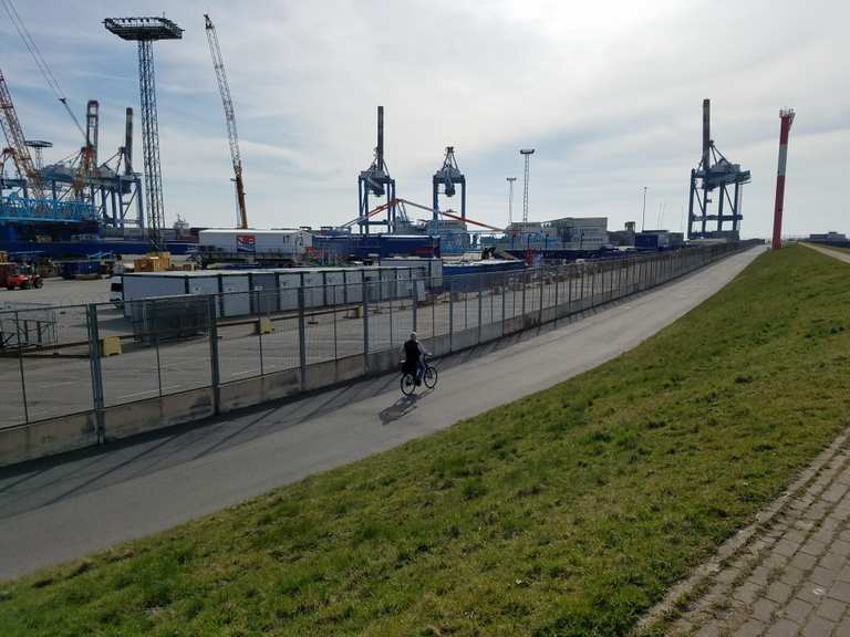 bremerhaven komme ich mit dem fahrrad zum hafen