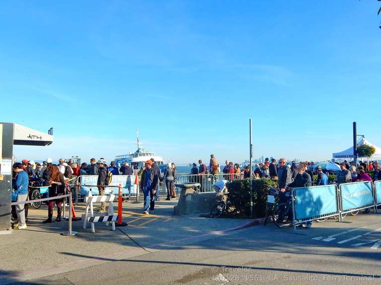 Schoonmaker Beach & Historic downtown loop — Sausalito | bike Tour | Komoot