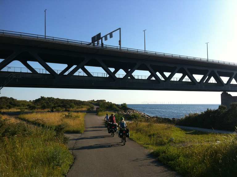 öresundbrücke mit fahrrad