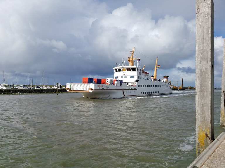 fahrrad auf der fähre nach norderney