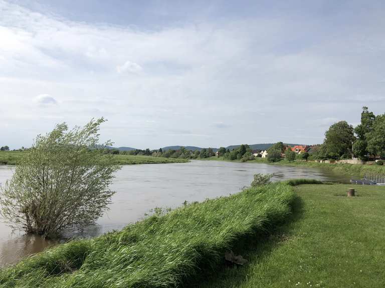 Fähre Großenwieden Radtouren und Radwege komoot