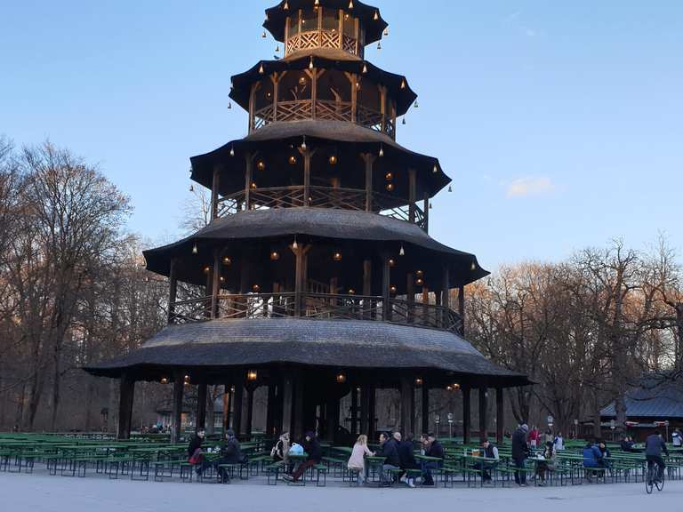 Englischer Garten, München Oberbayern, Bayern Lauf