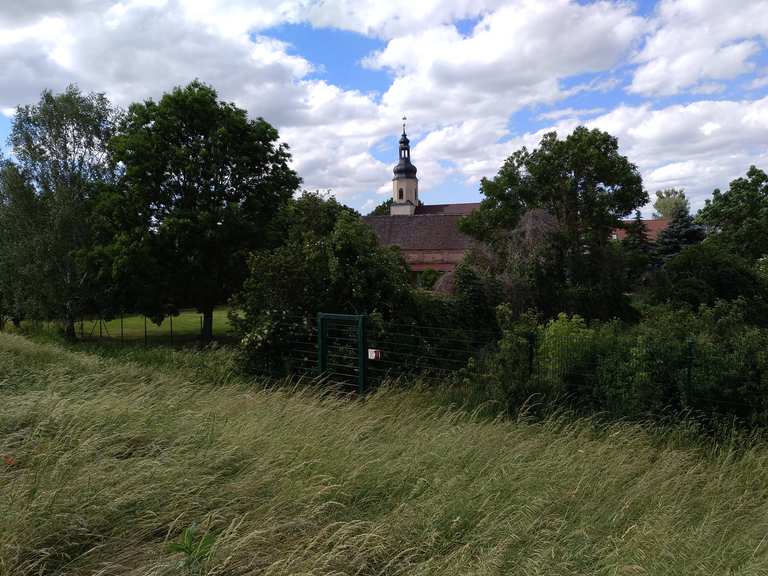 Raßnitzer See Radweg an der Luppe Runde von Halle