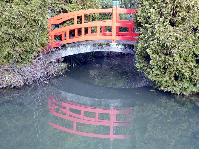 Asiatischer Garten in Münzesheim Routes for Walking and Hiking Komoot
