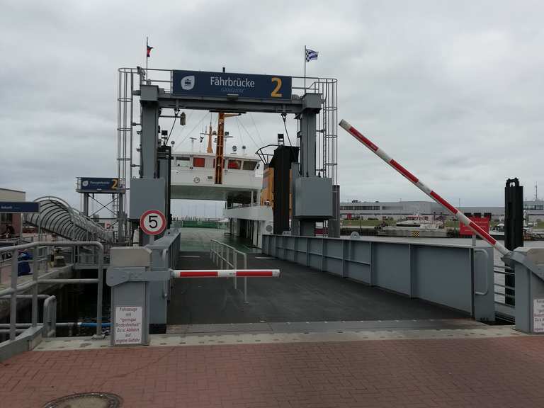 fahrrad auf der fähre nach norderney