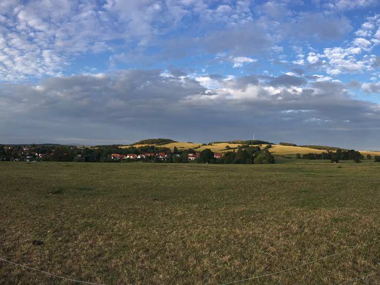 Durch das Schönfelder Hochland Bahnradwege rund um Dresden