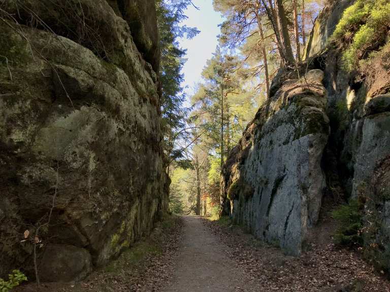 Robertfelsen Basteiaussicht Loop From Kurort Oybin Niederdorf Hike Komoot