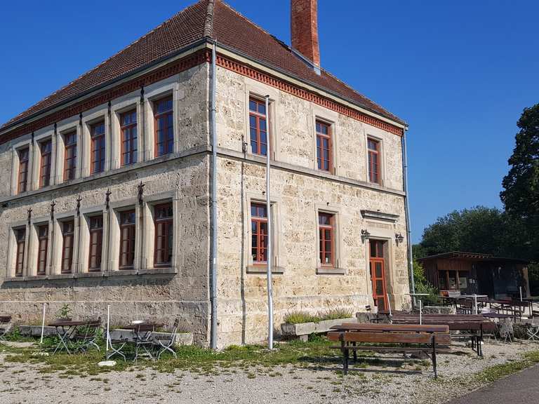 Verlassenes Dorf Gruorn fietsroutes en kaart Komoot