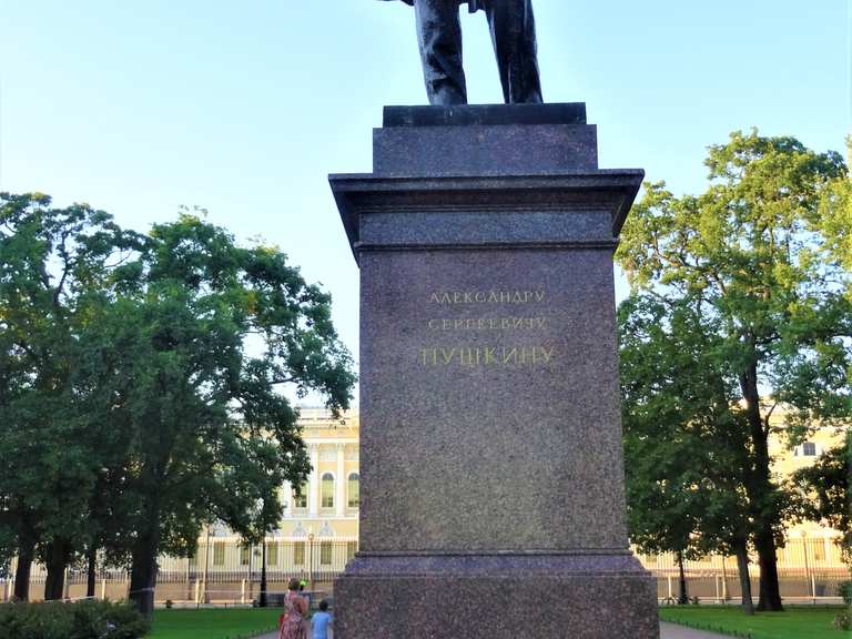 Puschkin Denkmal Wanderungen und Rundwege komoot
