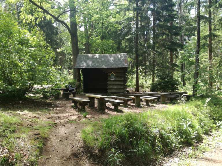 KneippAnlage Schlossteich Grillenburg loop from Kurort Hartha hike