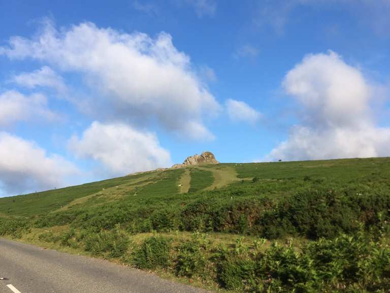 Dartmoor loop from Exeter Dartmoor National Park road ride Komoot