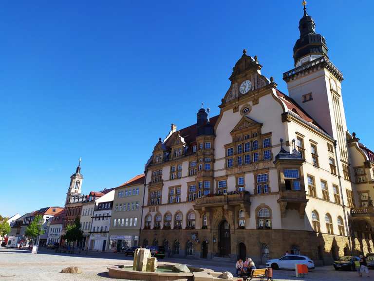 Rathaus Werdau Radtouren und Radwege komoot