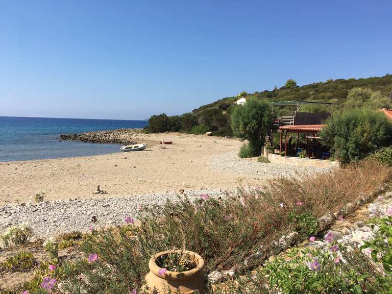 Kalamaki Beach – Tsapi-Bucht Runde von Lachanada | mountain bike ride ...