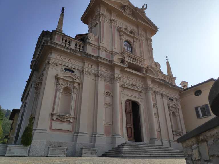 Chiesa di Sant Andrea Apostolo Brunate Routes for Walking and