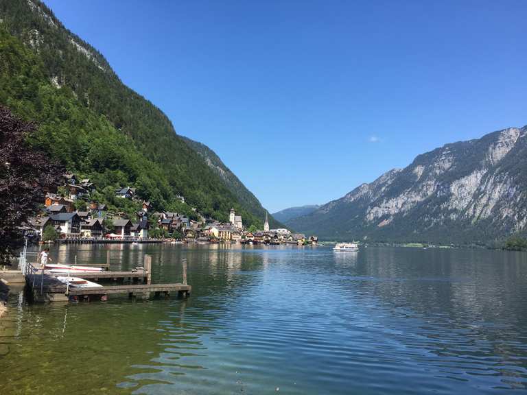 Blick auf Hallstatt Hallstättersee Runde von Bad Goisern