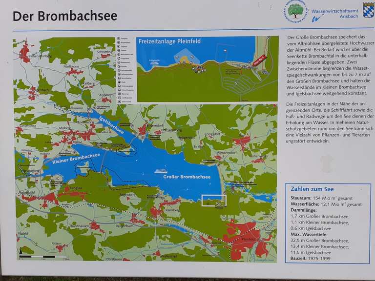 Großer Brombachsee - Cycle Routes and Map | Komoot