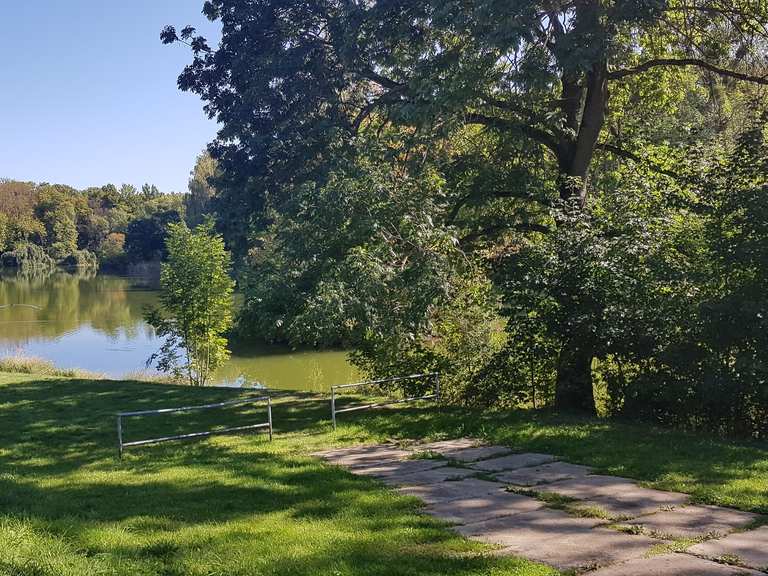 Röderhofer Teich Wanderungen und Rundwege komoot
