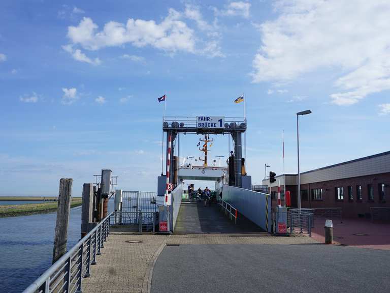 fahrrad auf der fähre nach norderney
