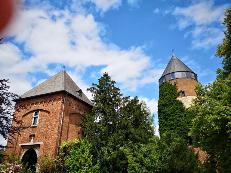 Stadtmauer der Festung Brüggen - Niederrhein, Regierungsbezirk Düsseldorf | Wandertipps & Fotos ...
