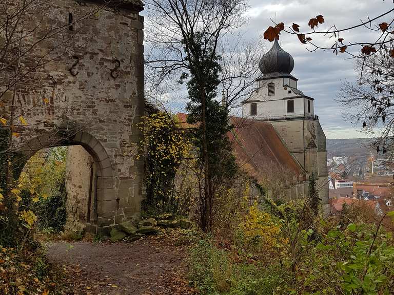 Schlossberg über Herrenberg – Schönbucht Tower loop from Herrenberg ...